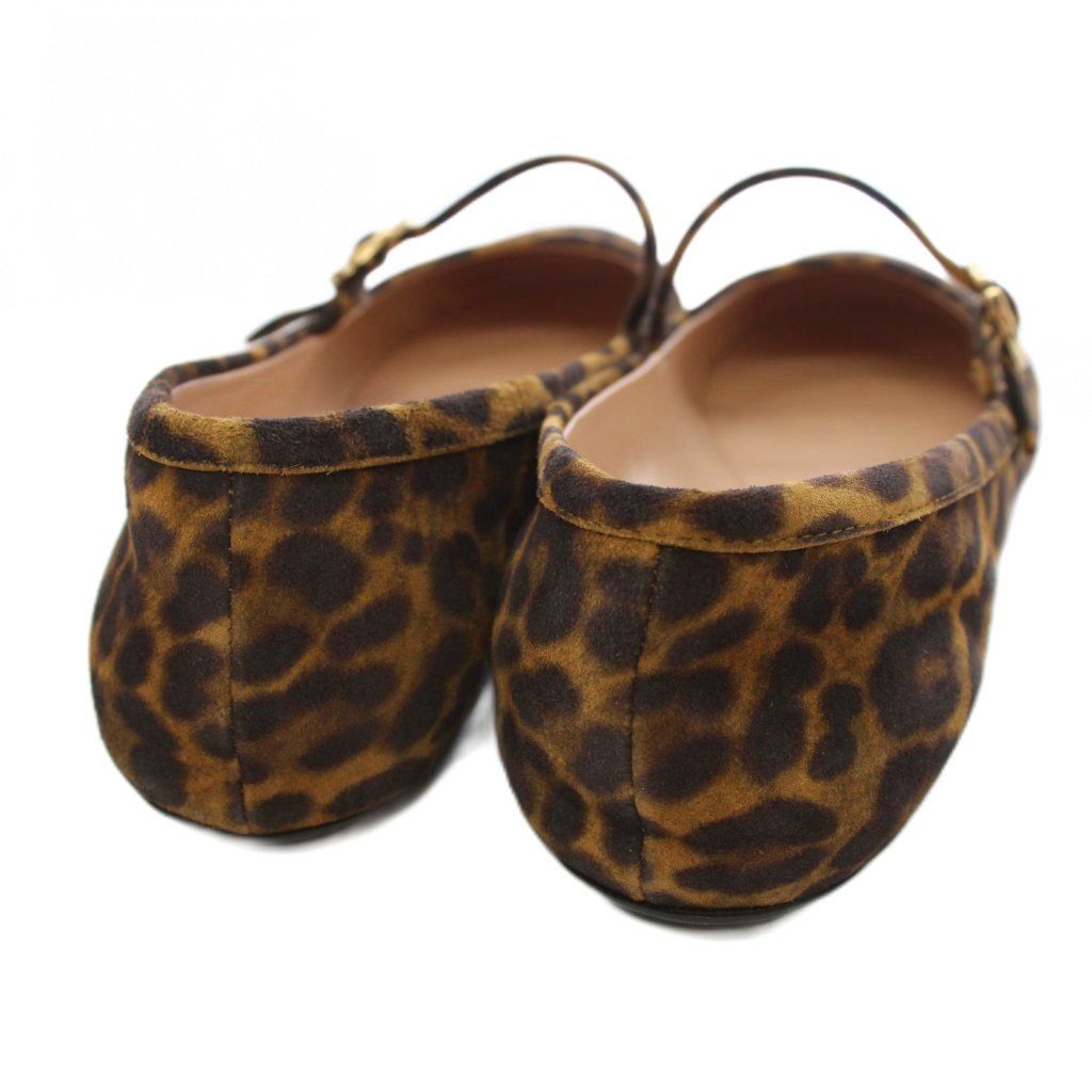 ジャンヴィトロッシ Gianvito Rossi CARLA LEOPARD バレエシューズ