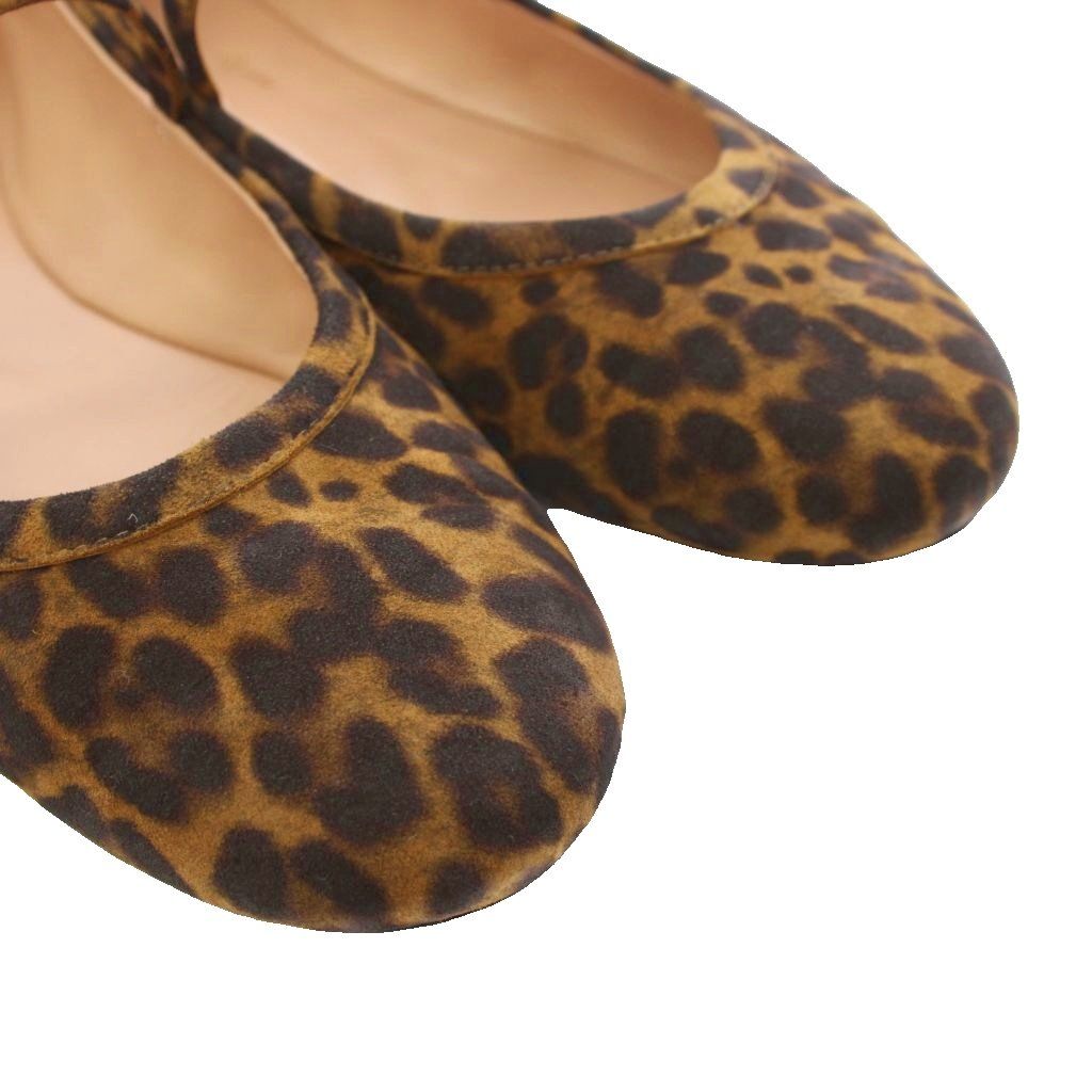 ジャンヴィトロッシ Gianvito Rossi CARLA LEOPARD バレエシューズ