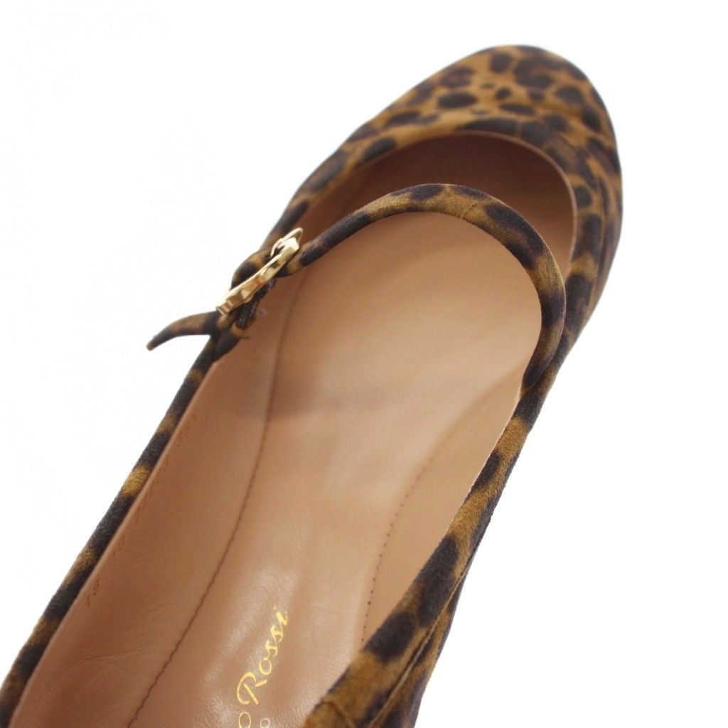 ジャンヴィトロッシ Gianvito Rossi CARLA LEOPARD バレエシューズ