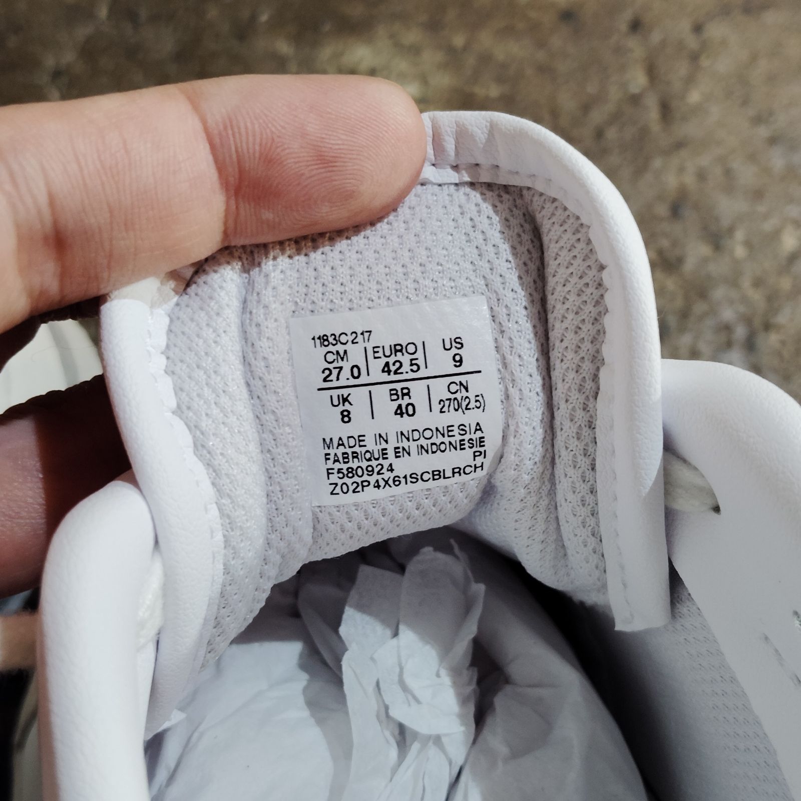 Onitsuka Tiger DELECITY L 箱付き ホワイト 27cm スニーカー オニツカ