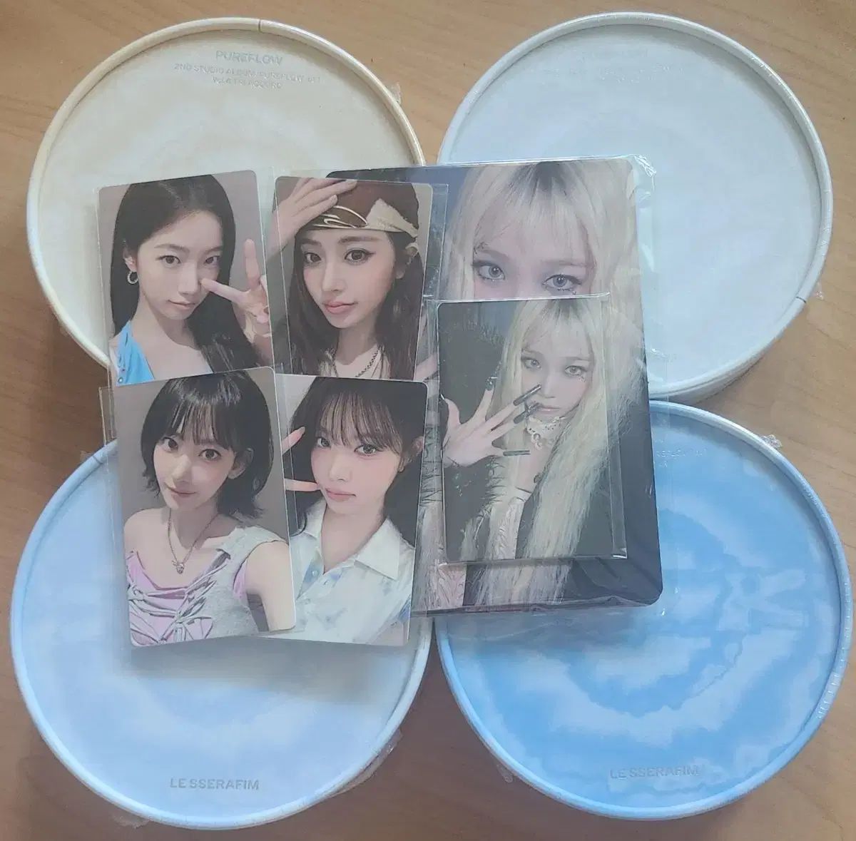 LE SSERAFIM（ルセラフィム） PUREFLOW 붐팔라 未開封 アルバム セット + ヨントン ビデオ通話 Weverse Shop 特典