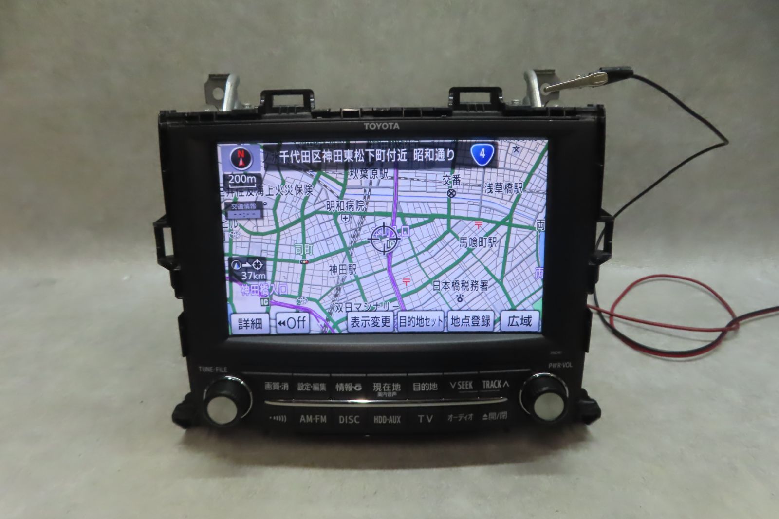 アルファード86100-58041ナビANH20W/25W GGH20W/25W 動作保証付☆F6927/アルファード/ヴェルファイア 86100-58041/26041