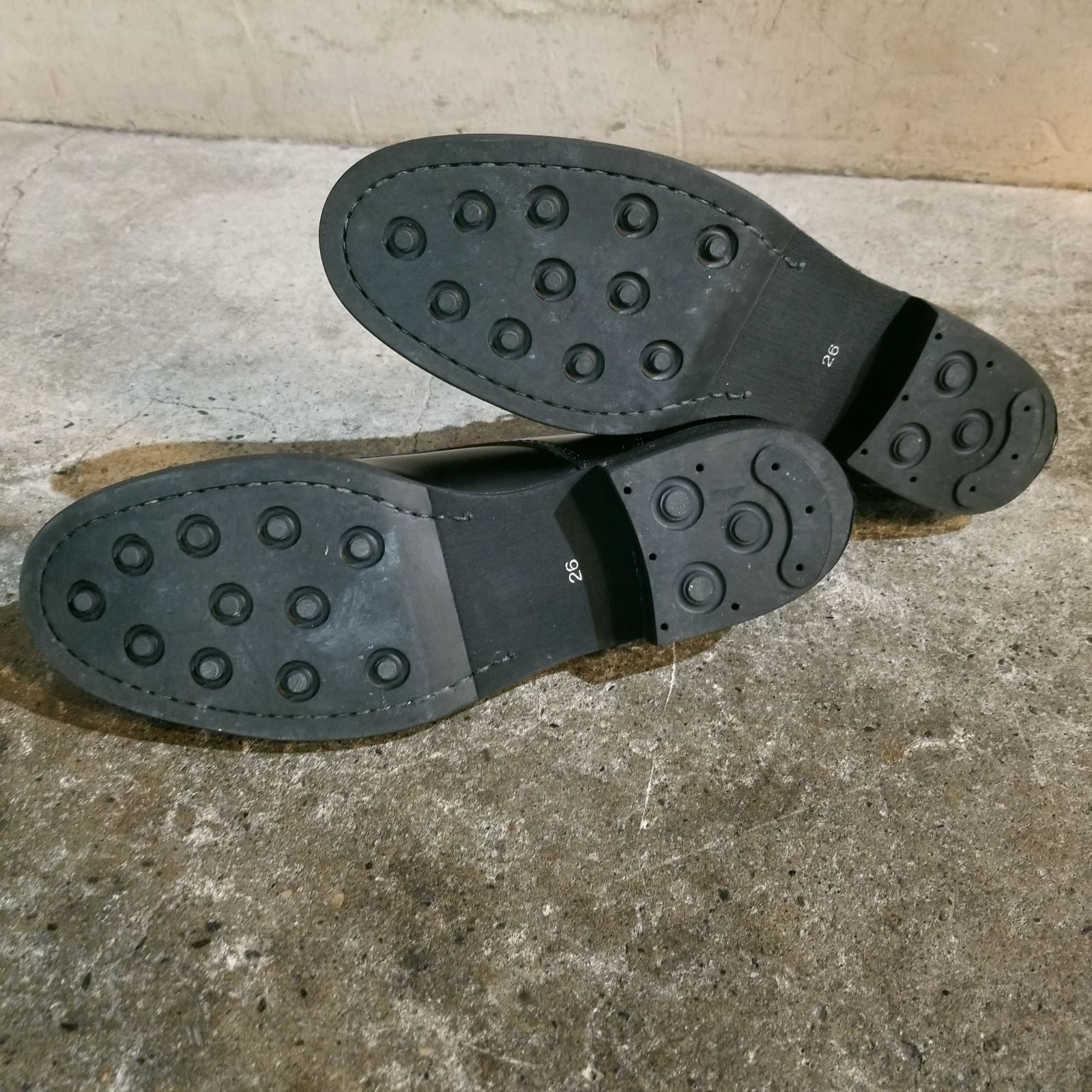 Yohji Yamamoto COSTUME D'HOMME 22ss SHINY GLASS PLAIN TOE 26
