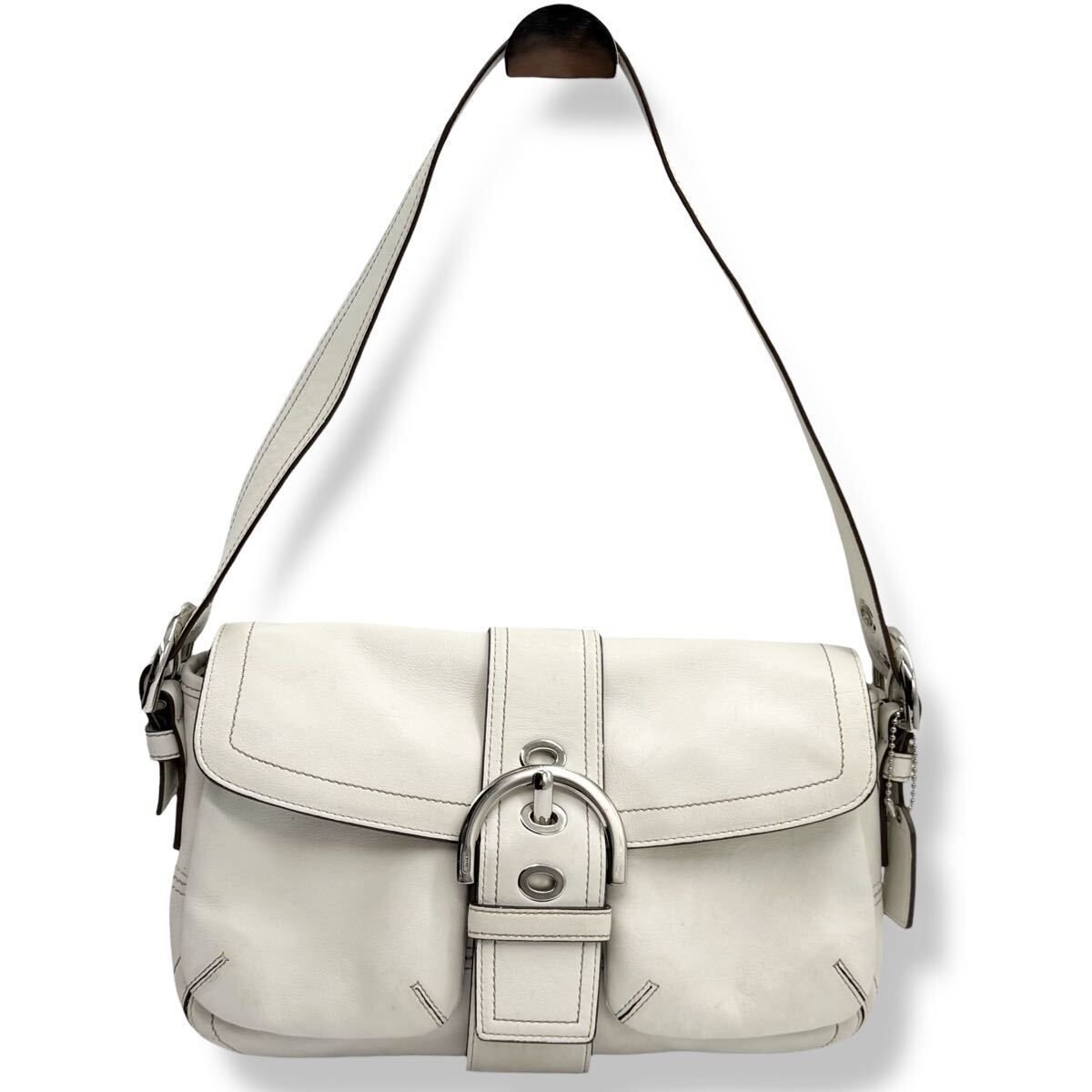 Coach Soho White Bag Y2K コーチ ワンショルダーバッグ ソーホー 