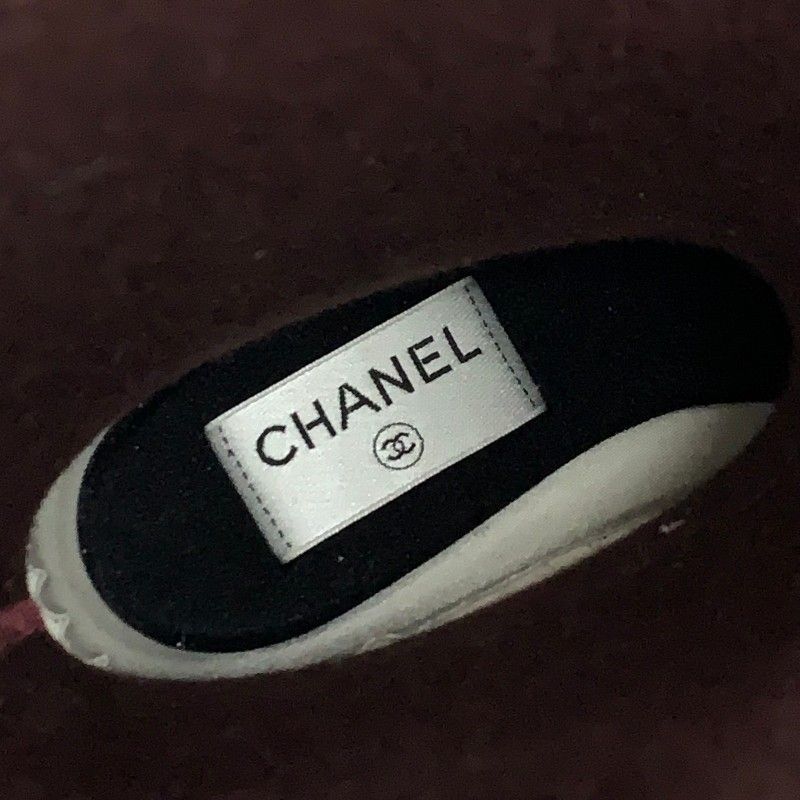 シャネル CHANEL ブーツ ロングブーツ 靴 シューズ ラバー ブラック