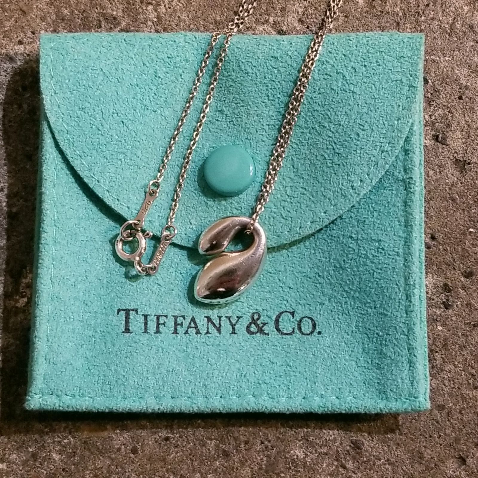 TIFFANY&Co. ダブルティアドロップ ネックレス エルサペレッティ ティファニー シルバー925 17,640円