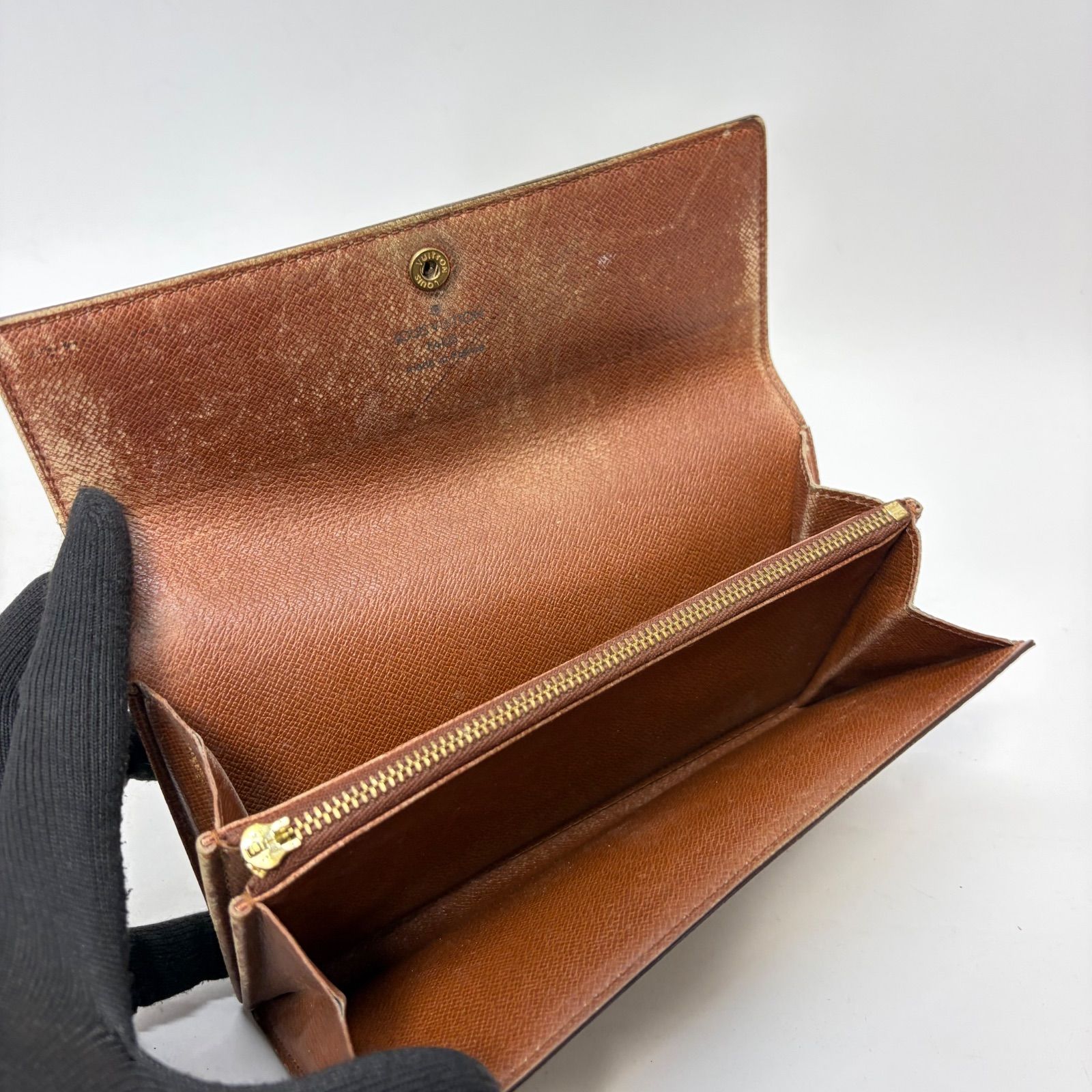 4728 LOUIS VUITTON ルイヴィトン モノグラム 長財布 ポルトフォイユ