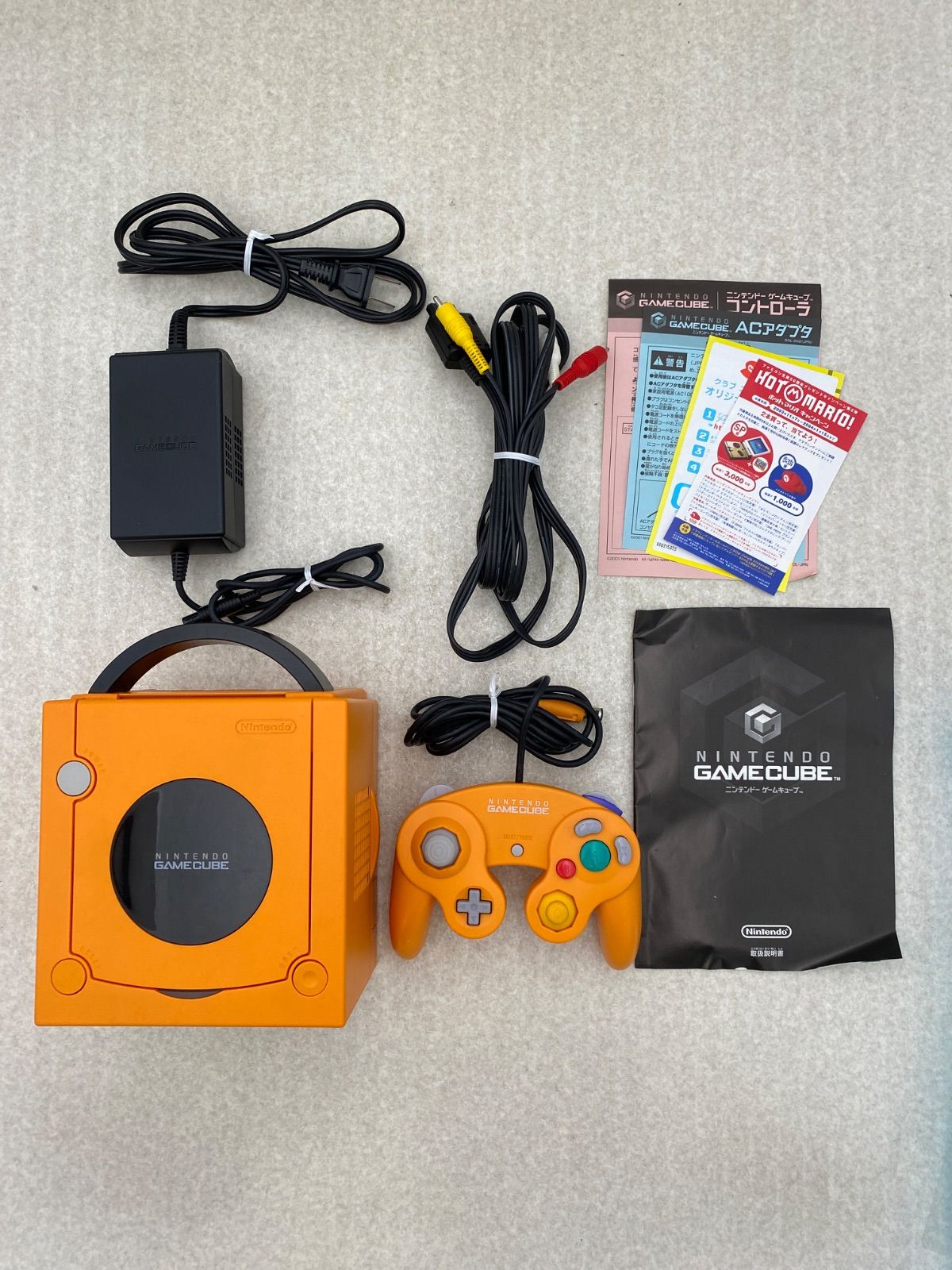動作確認済み ゲームキューブ 本体セット Nintendo ゲームキューブ 本体 オレンジ 動作品 - メルカリ