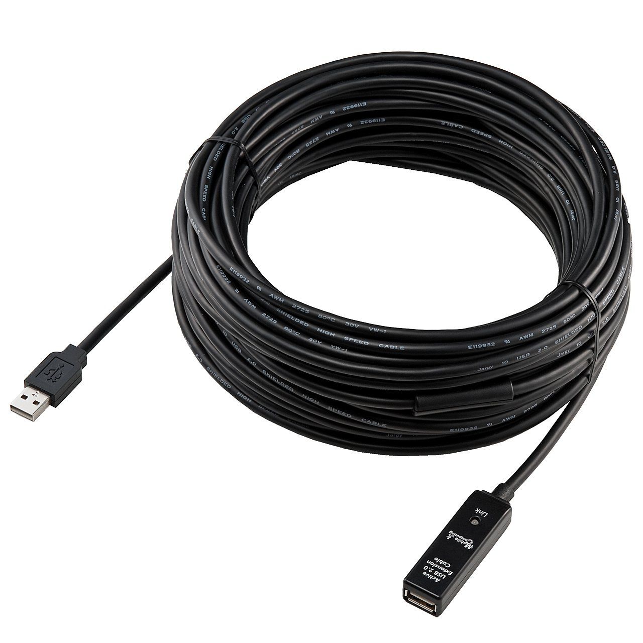 サンワダイレクト USB延長ケーブル 20m 1個 500-USB007 [20m]