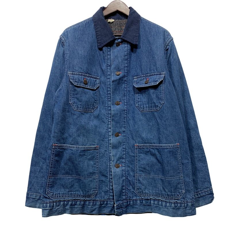 【中古品】 VINTAGE BLANKET LINER DENIM COVERALL JACKET ブランケットライナー デニム カバーオール ジャケット 【146-260629-as-06-izu】 20,075円