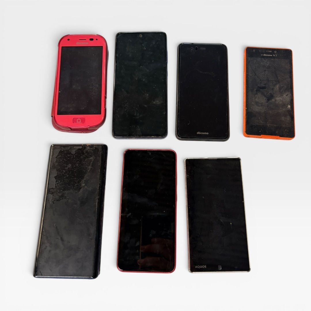 スマートフォン7台（ジャンク品） 12,168円