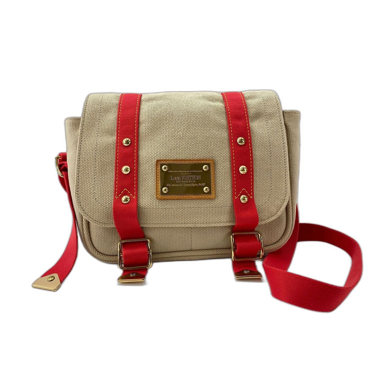 LOUIS VUITTON ルイ・ヴィトン ショルダーバッグ アンティグア　ブザスPM【中古】