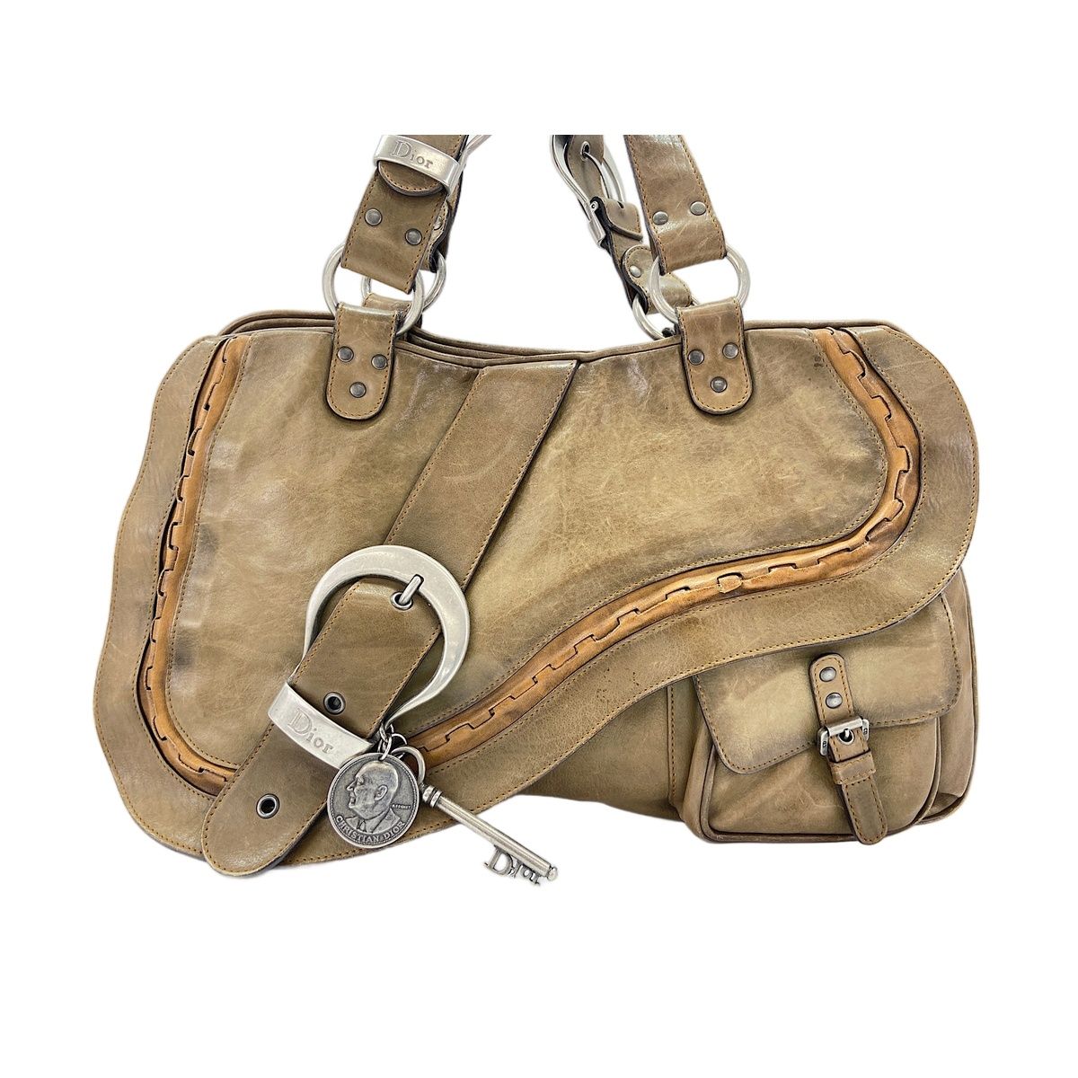 Christian Dior クリスチャンディオール ハンドバッグ ガウチョ【中古】