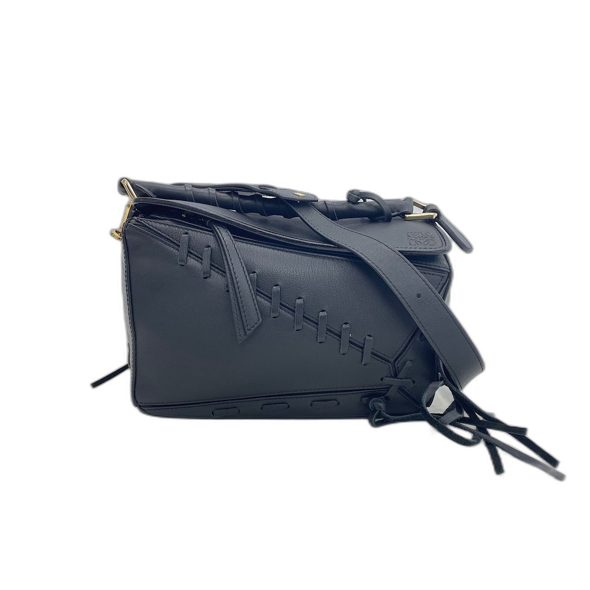 LOEWE ロエベ ハンドバッグ 2WAYパズルバッグ レースアップ【中古】