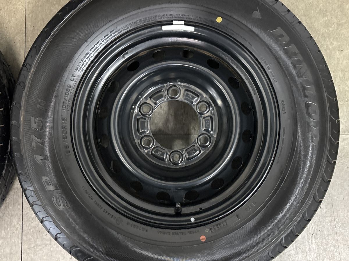 美品 バリ溝】トヨタ 200 ハイエース 純正 15in 6J +35 PCD139.7