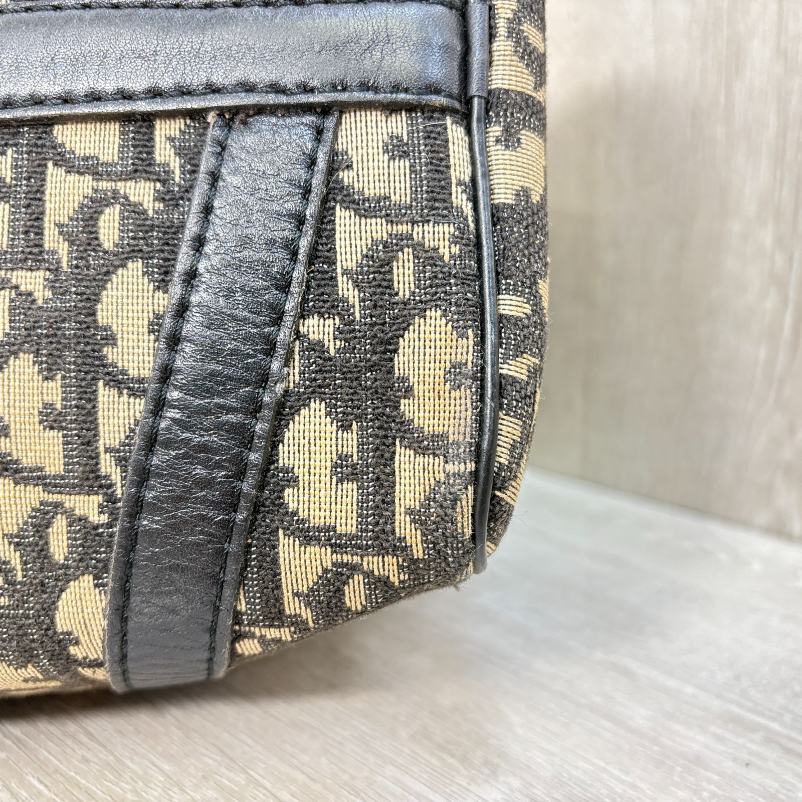 Christian Dior クリスチャンディオール トロッター ボストンバッグ 