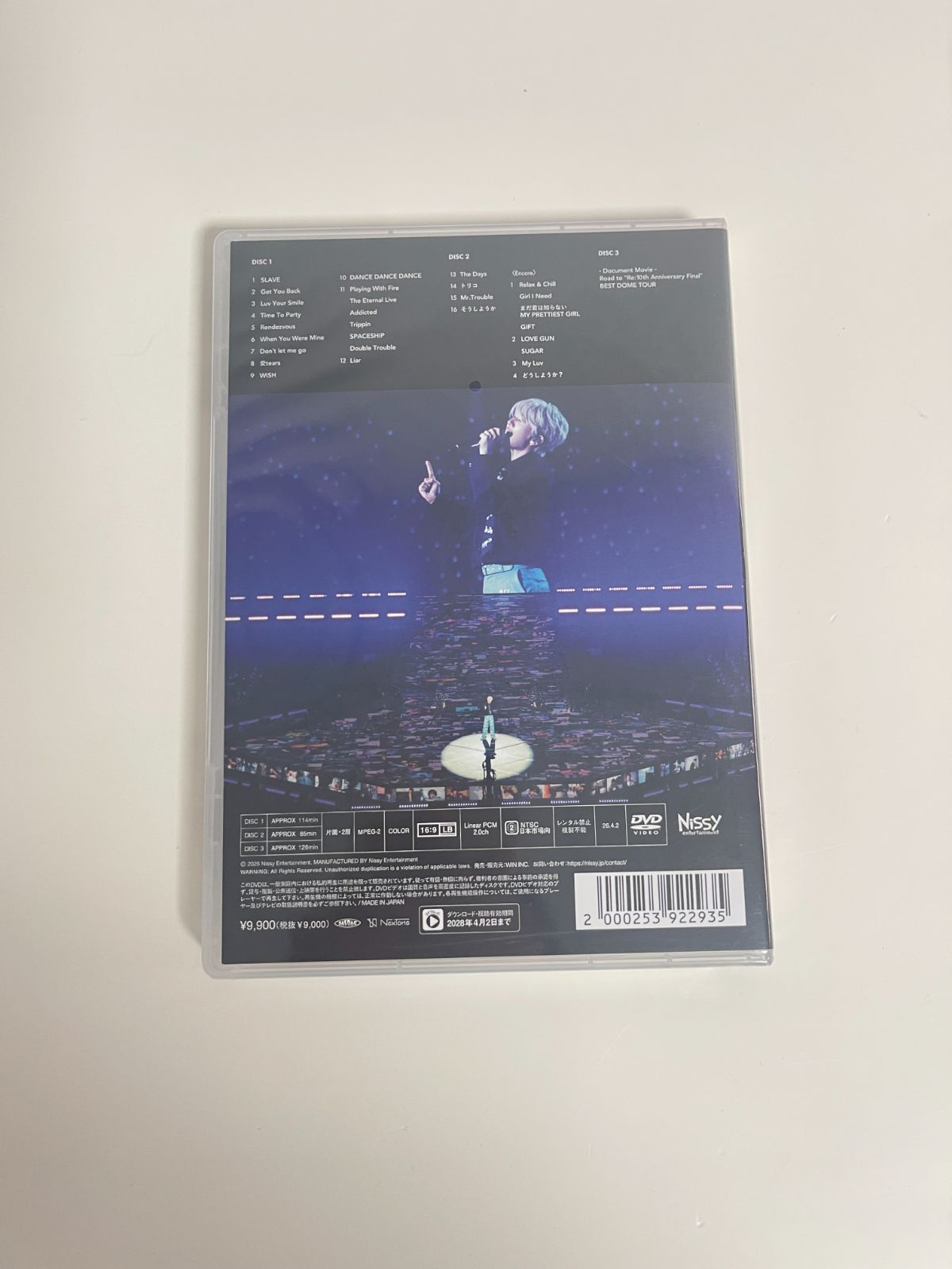 Nissy Re:10th Anniversary BEST DOME TOUR DVD - メルカリ