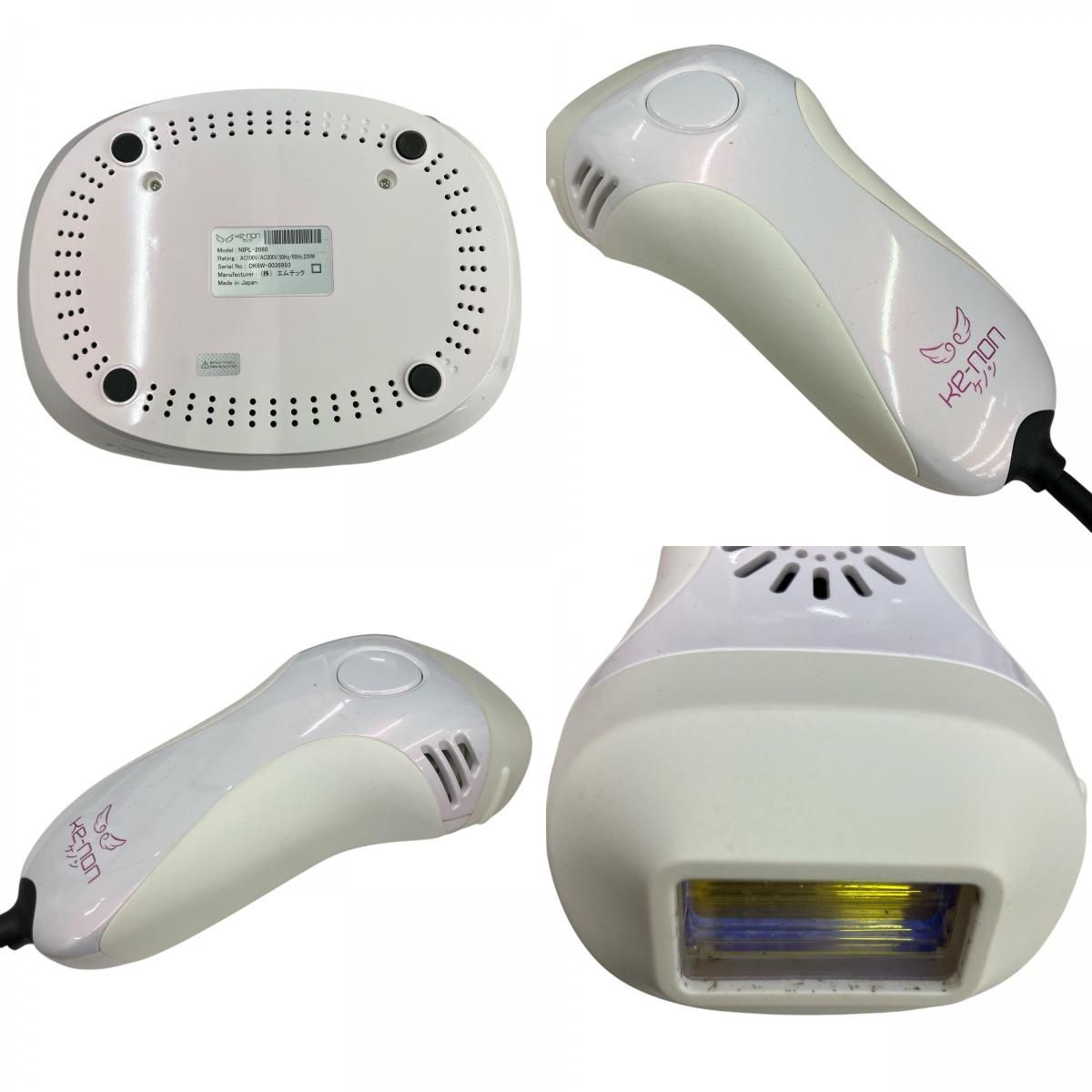 186000 通電確認のみ KE-NON ケノン 脱毛器 Ver6.3 眉毛脱毛器付き
