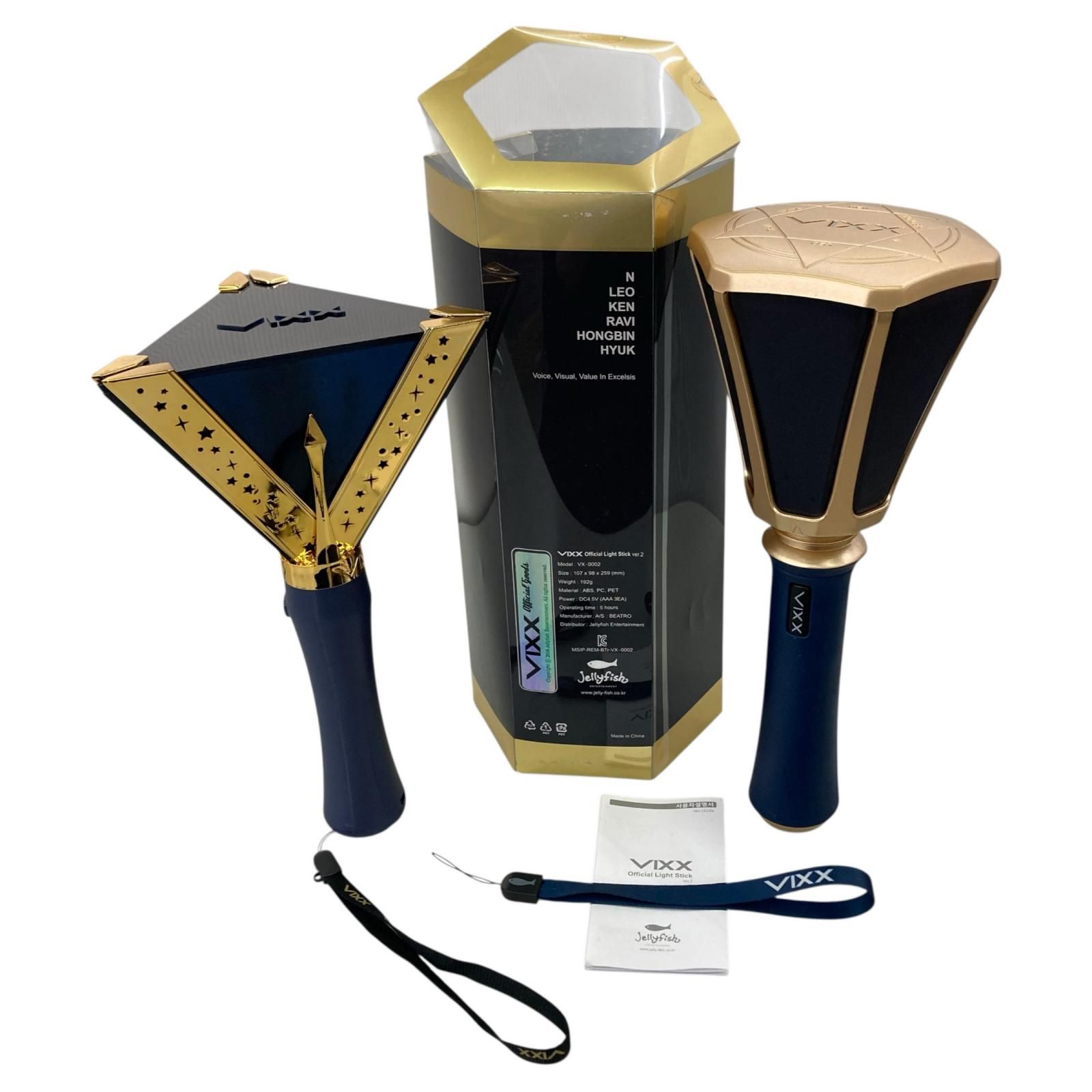 186000 動作確認済み VIXX Official Light Stick 公式ペンライト Ver1 Ver2 2点まとめ売り 7,840円
