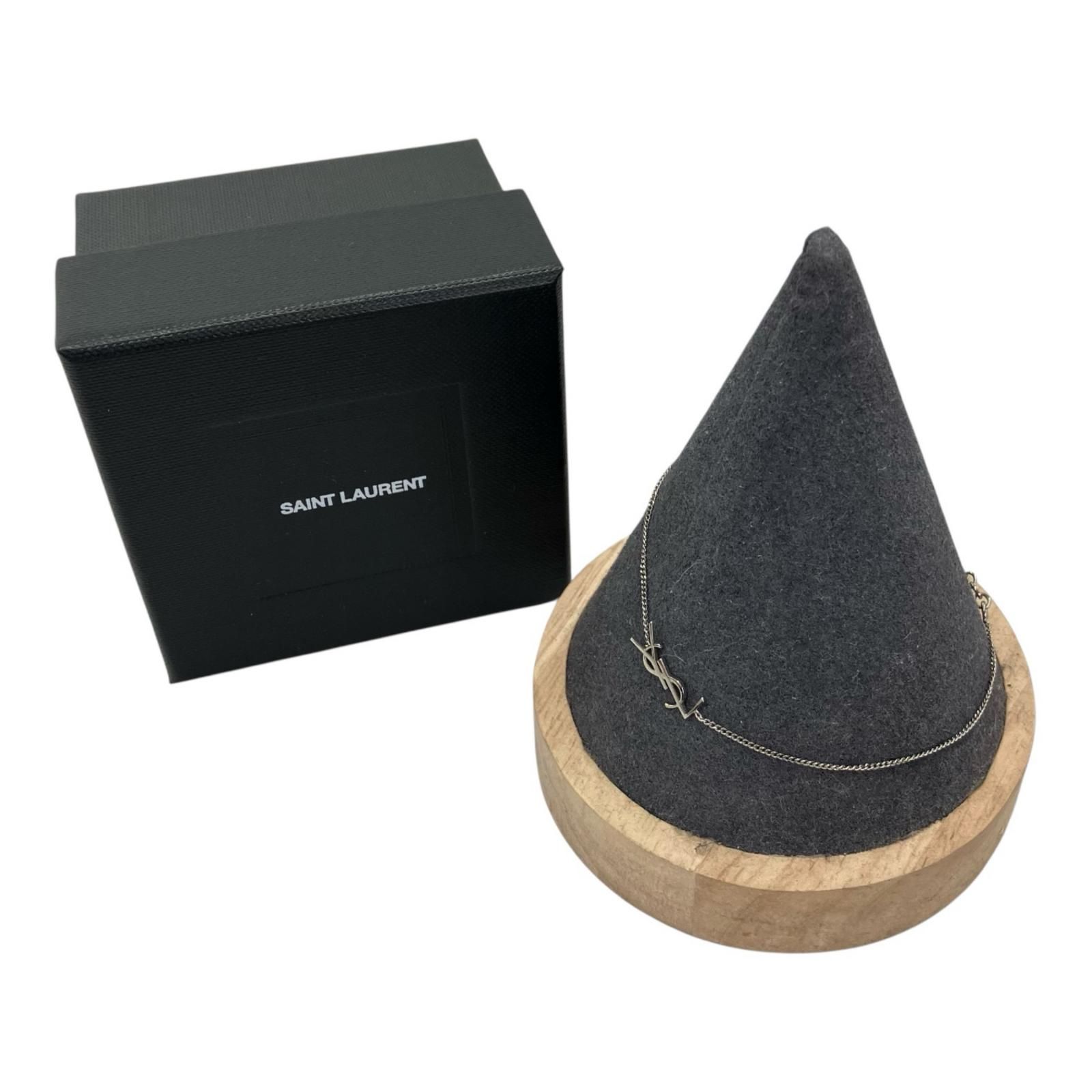 186005 SAINT LAURENT サンローラン カサンドラ　ブレスレッド　YSLロゴ