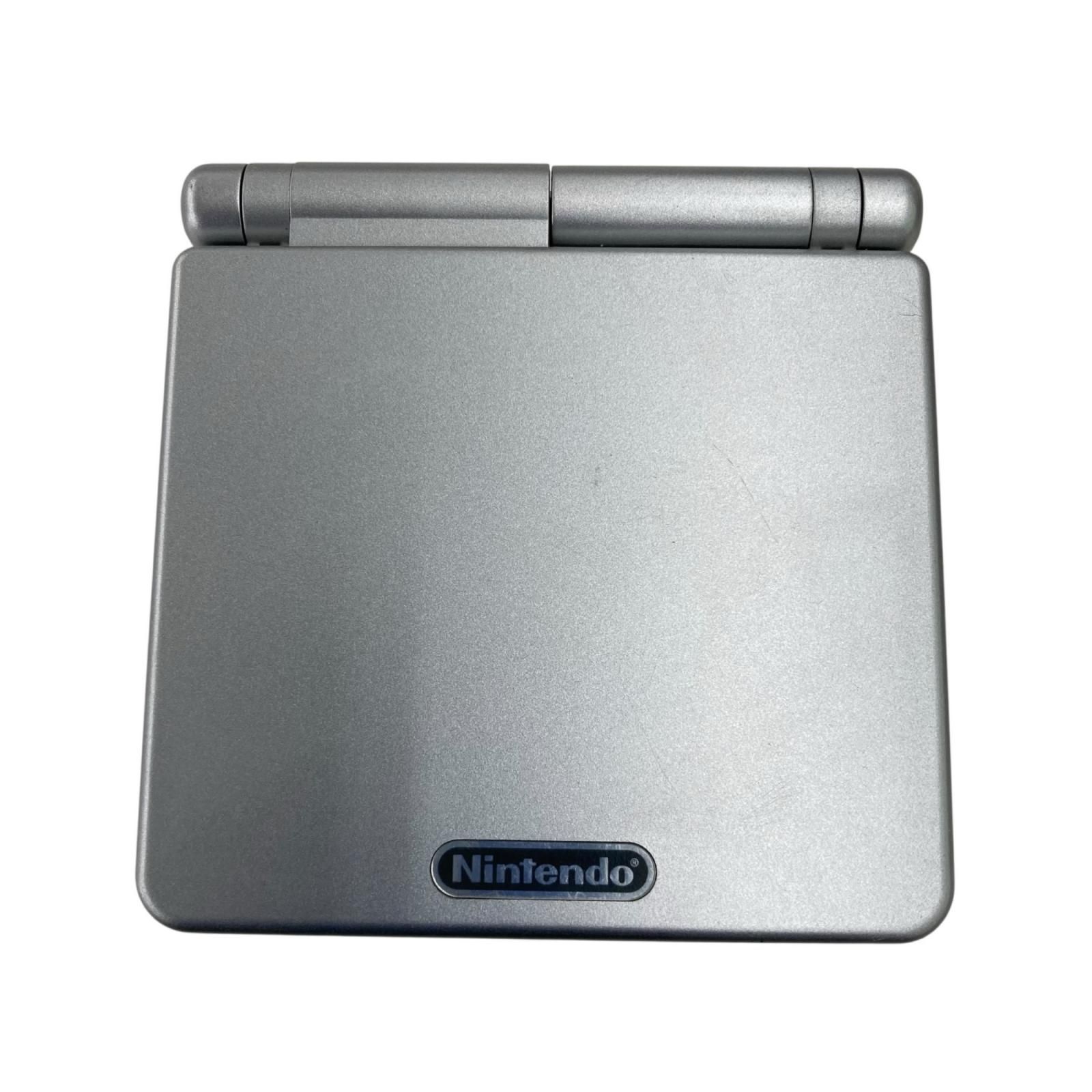 186000 動作確認済み Nintendo 任天堂 ニンテンドウ ゲームボーイアドバンスSP 本体 AGS-001 シルバー