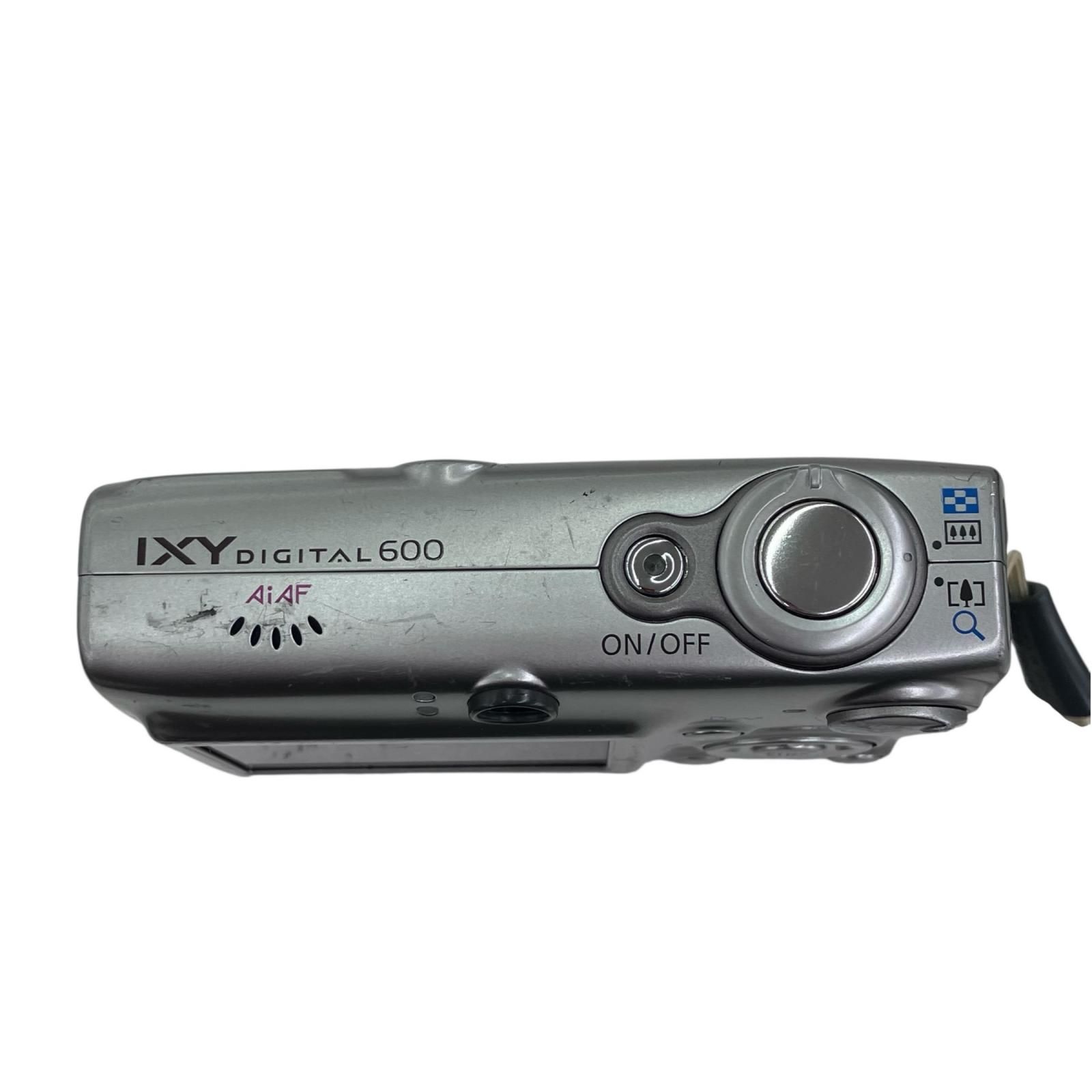 美品✨CANON IXY DIGITAL 600 PC1114 シルバー 186001 動作確認済み canon キャノン IXY DIGITAL 600 PC1114 シルバー