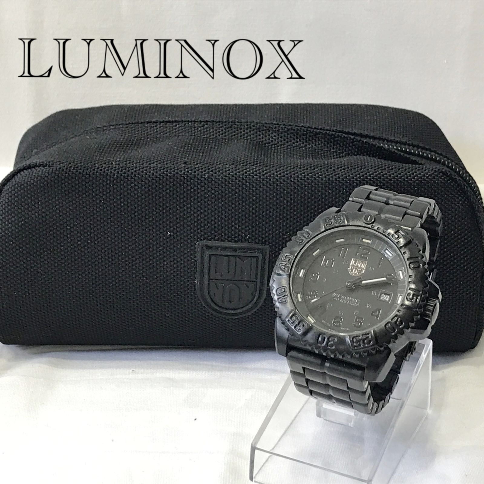 LUMINOX ルミノックス NAVY SEAL COLORMARK 3050 SERIES Ref.3052 BO クォーツ 44mm ケース・コマ付属 メンズ