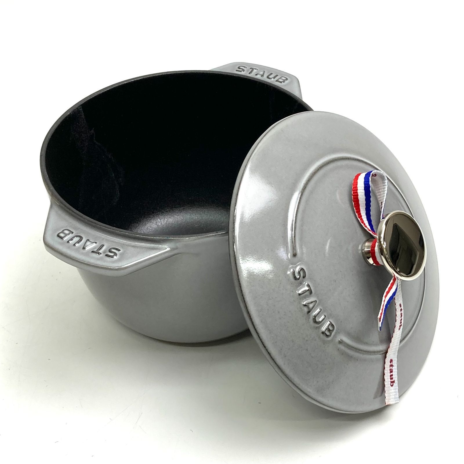 新品・NEW】staub ストウブ ラ・ココット de GOHAN デ ゴハン M グレー