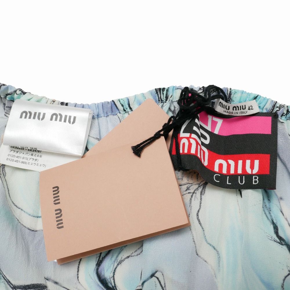MIUMIU ミュウミュウ MIUMIU CLUB 2017 スカート サイズ42 総シルク
