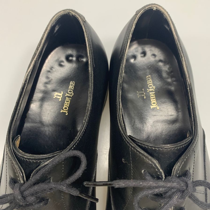 【希少 8695】ジョンロブ John Lobb 内羽根 レザーシューズ 革靴 ジョンロブ レザーシューズ ガルニエ 内羽根 プレーントゥ カーフ