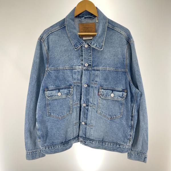 【中古】LEVI'S TYPE2 トラッカージャケット サイズL PC9-A7632-0014 ライトブルー[91]