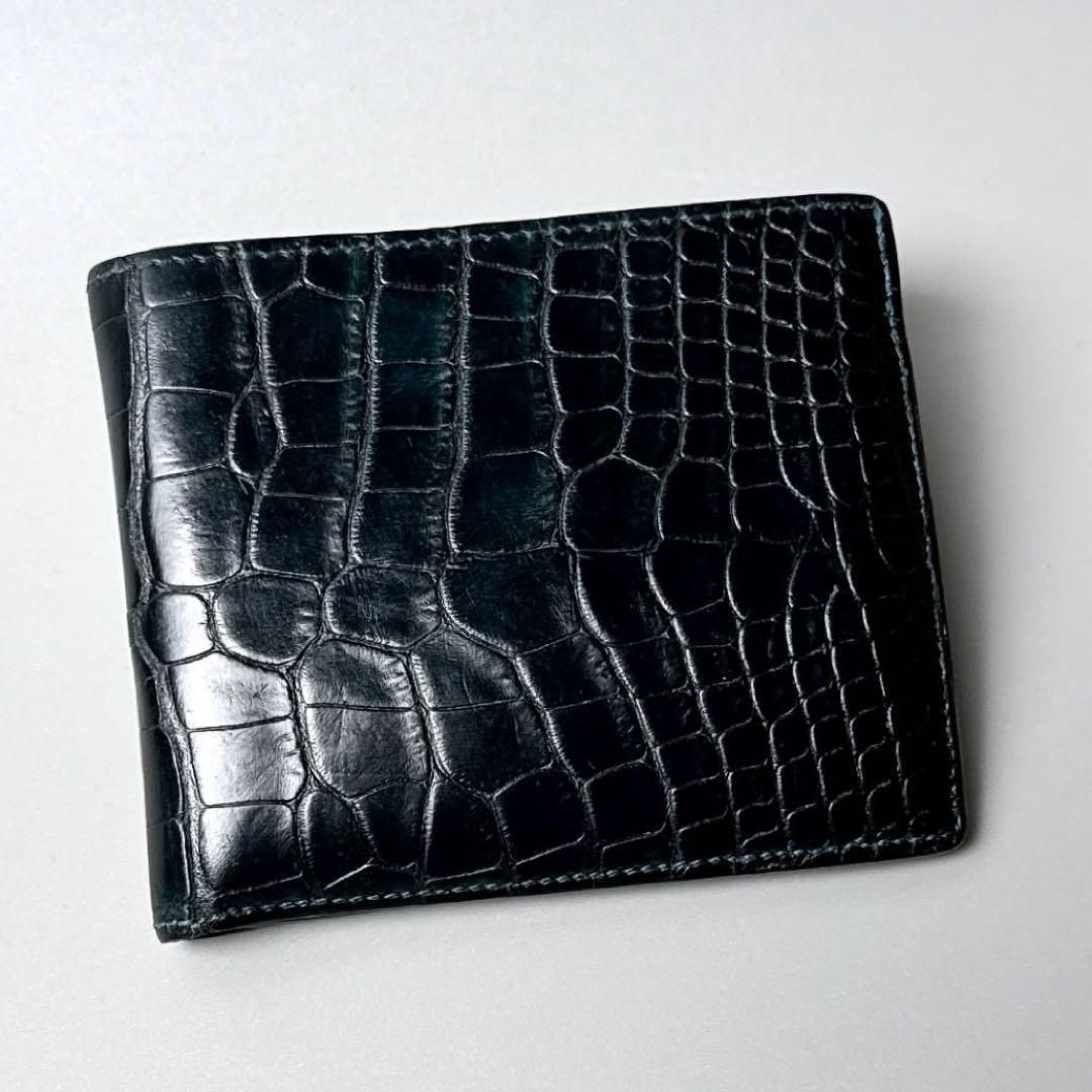 HERMES / MC2 コペルニクス コンパクト アリゲーター 二つ折り財布