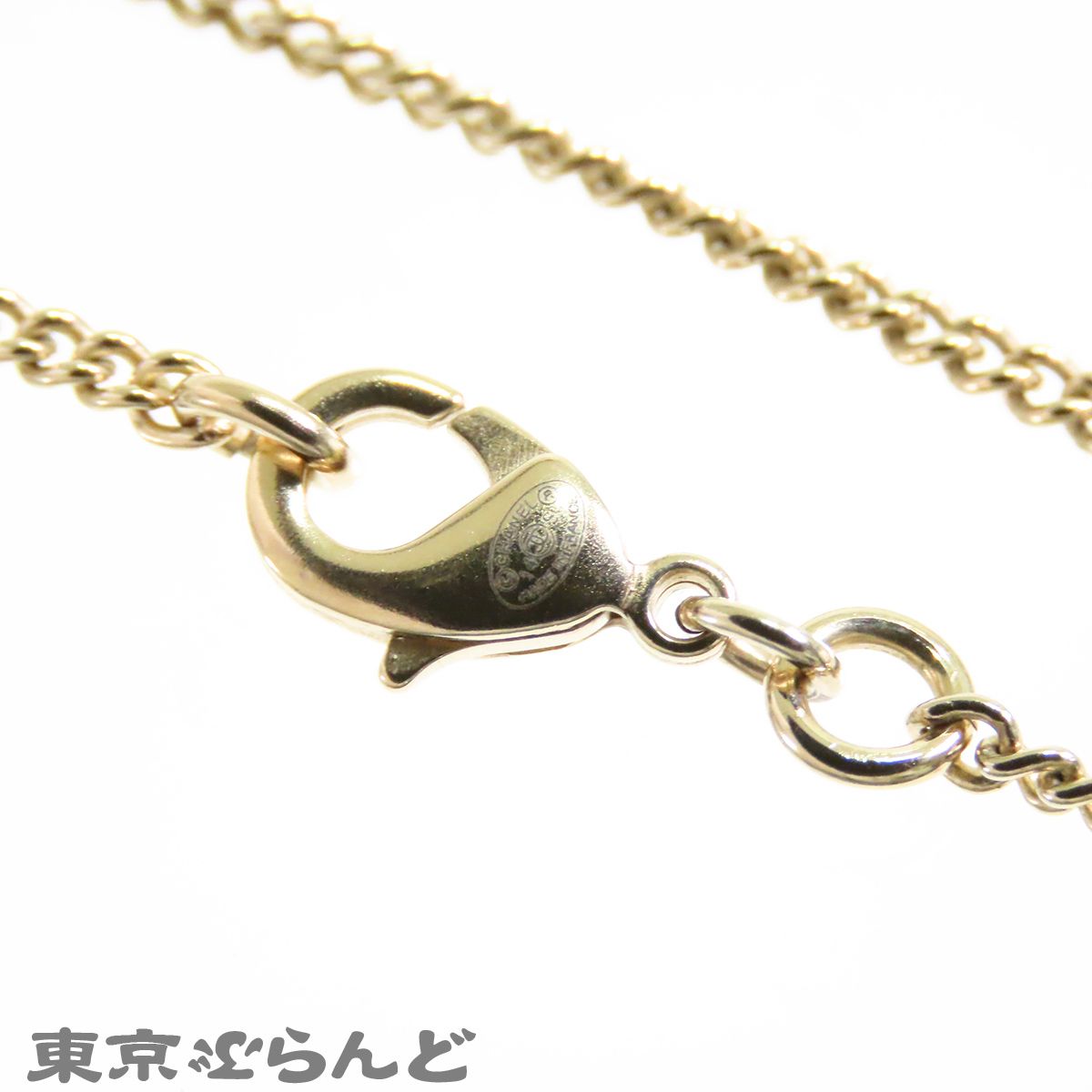 シャネル CHANEL ツイード チェーン ラウンド ペンダント A62830