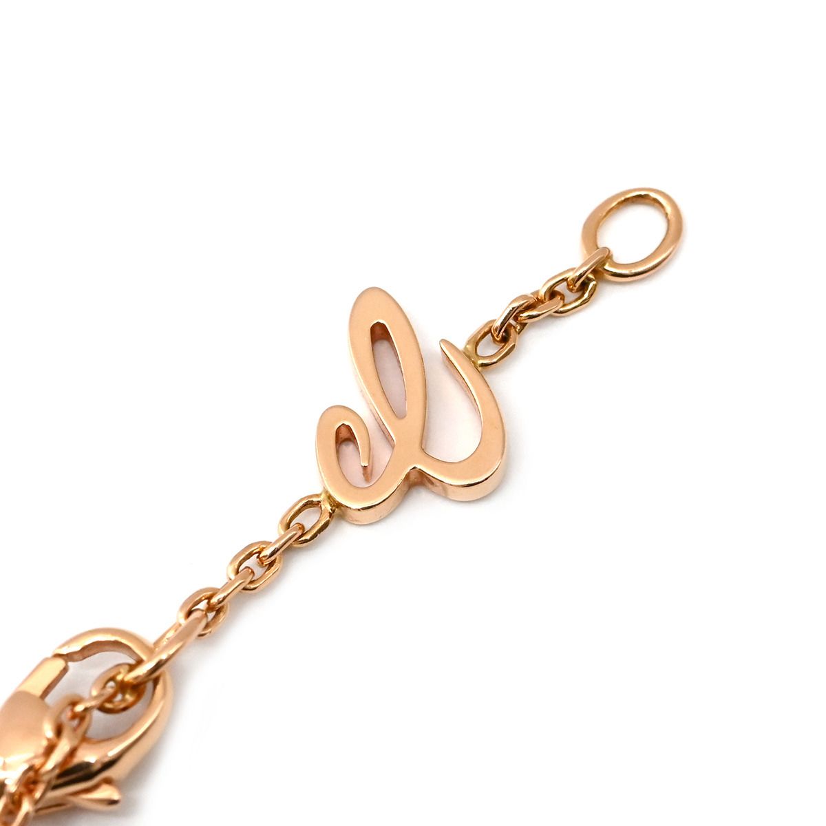 ショパール CHOPARD ネックレス アイスキューブ ローズゴールド ピンク