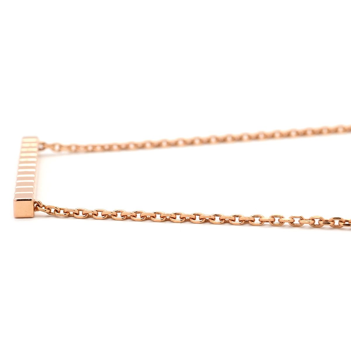 ショパール CHOPARD ネックレス アイスキューブ ローズゴールド ピンク