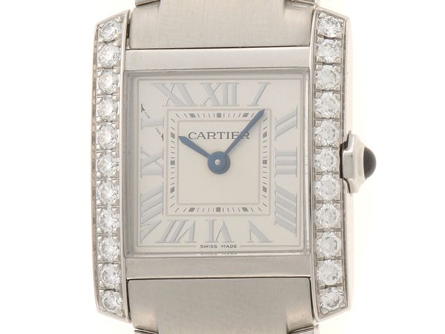 CARTIER カルティエ ウォッチ タンクフランセーズSM 時計 W4TA0020 腕時計 ステンレス シルバー レディース【中古】