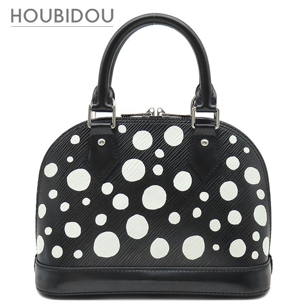 ルイヴィトン LOUIS VUITTON 2WAYバッグ LV×YK アルマBB エピレザー ブラック×ホワイト シルバー金具 草間彌生 パドロック欠品 M21699 RFID 【箱】【中古】