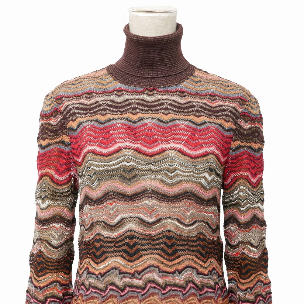 □美品□Missoni ミッソーニ ニット サイズ40 タートルネック セーター