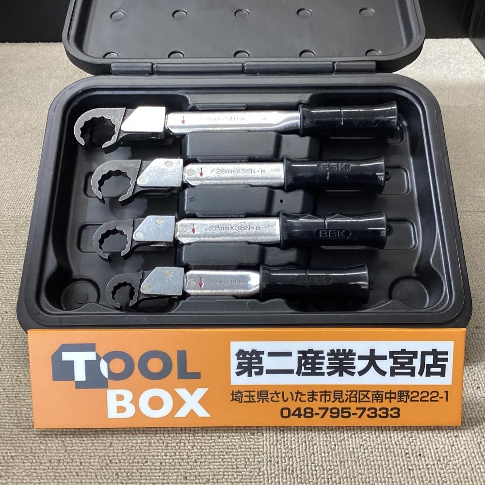 【中古】BBK ラチェットトルクレンチ4本セット(17㎜・22㎜・26㎜・29㎜）【203】