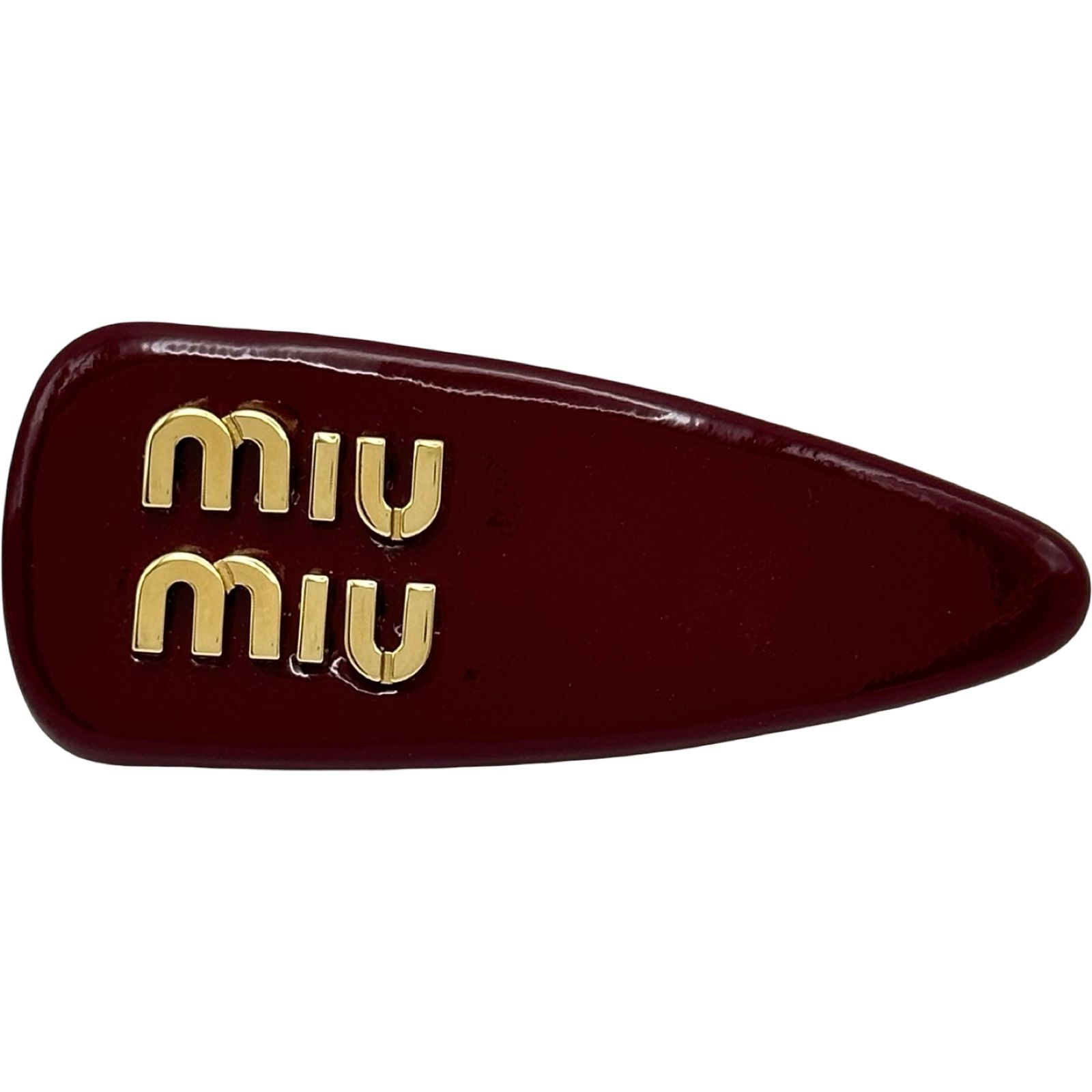 ミュウミュウ miu miu ヘアクリップ 5IF092_069_FOD27 ルージュ系 パテント レディース その他小物 28,600円