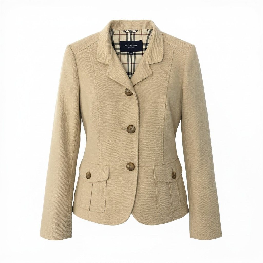 76d9 BURBERRY LONDON バーバリー ロンドン 裏地チェック テーラード 