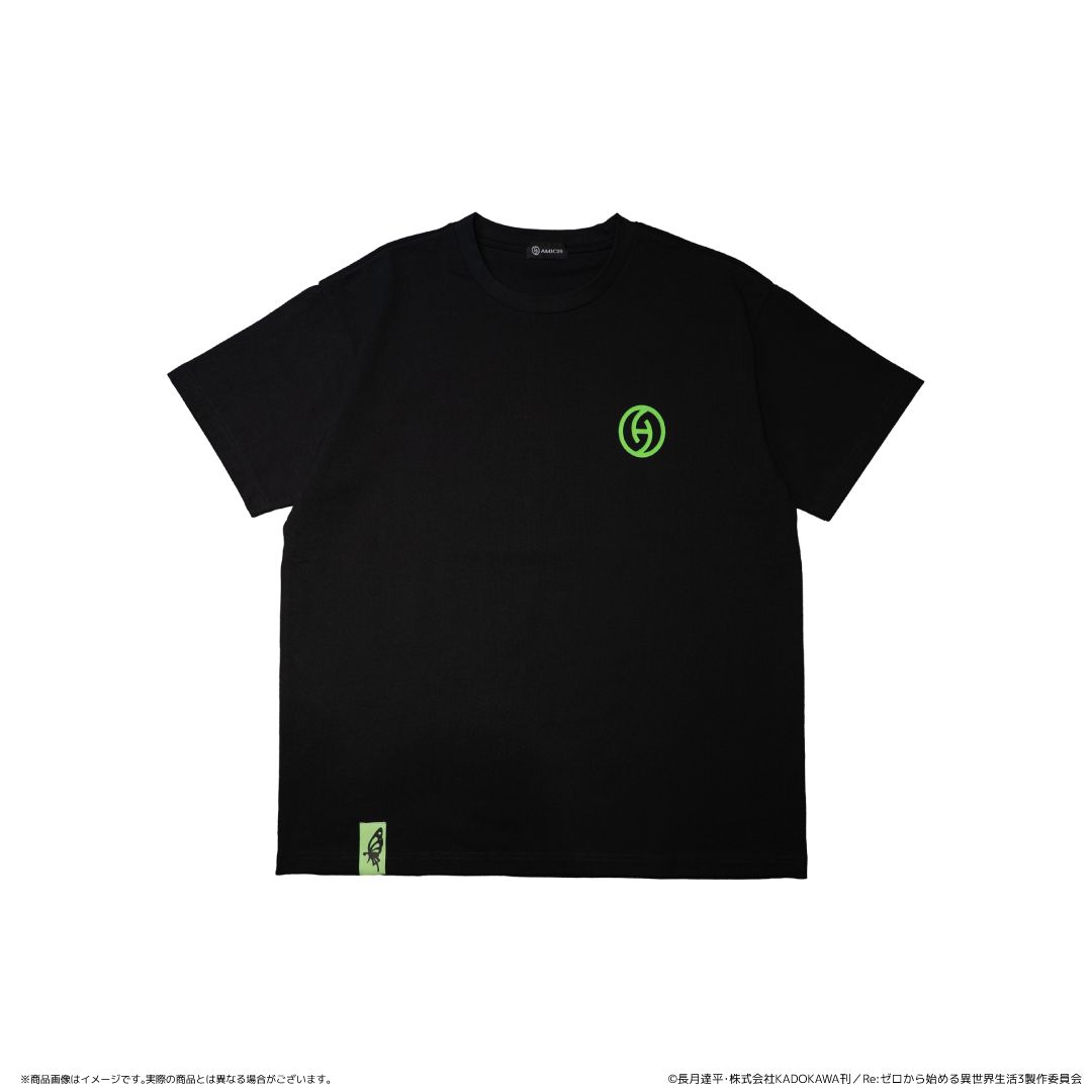 【Smarprise】Re：ゼロから始める異世界生活_Lサイズ_AMICIS エキドナTシャツ 黒