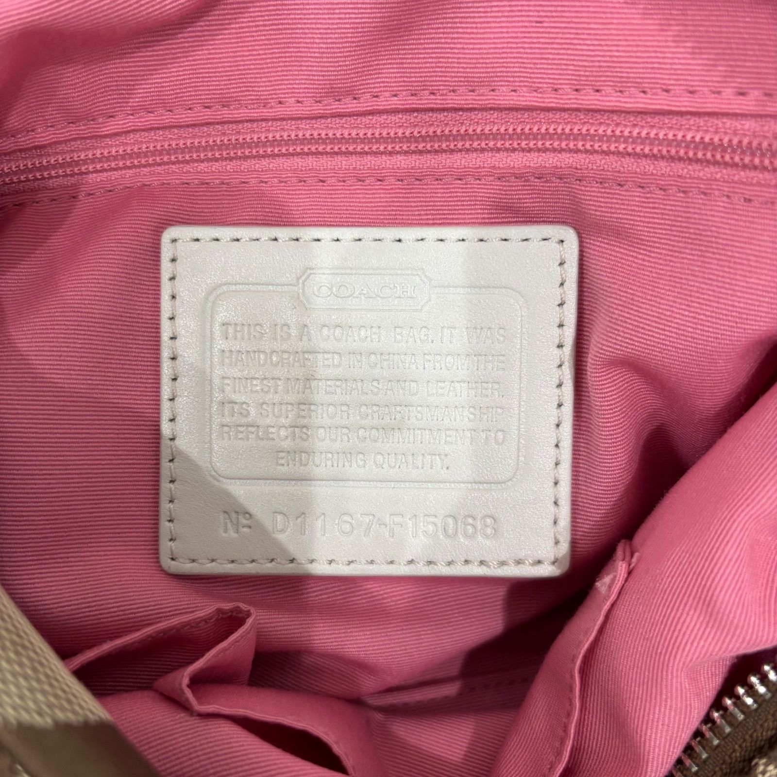 r)COACH コーチ ワンショルダーバッグ ダッフルバッグ F15068