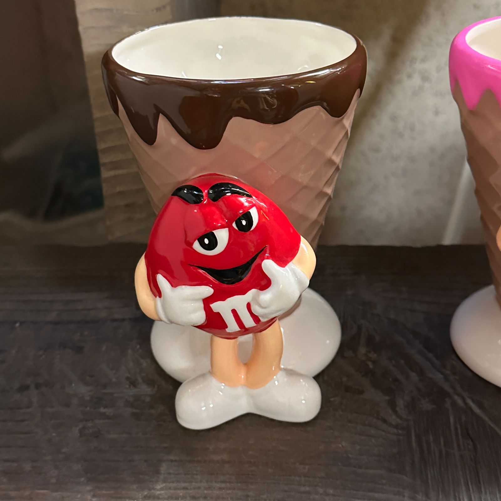 m&m’s キャラクターカップ 2個セット ヴィンテージ風 m&m's キャラクターカップ 2個セット ヴィンテージ風 Vintage m&m's