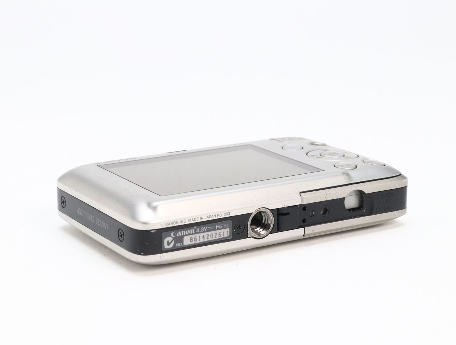 B+ (並品) Canon キヤノン IXY DIGITAL 210 IS シルバー 初期不良返品