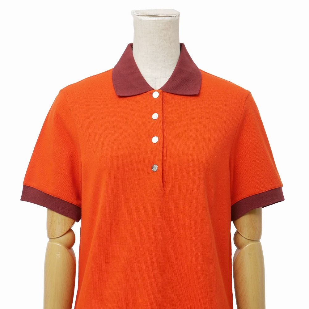 □未使用品□HERMES エルメス POLO TEAM MANCHES ポロシャツ サイズS