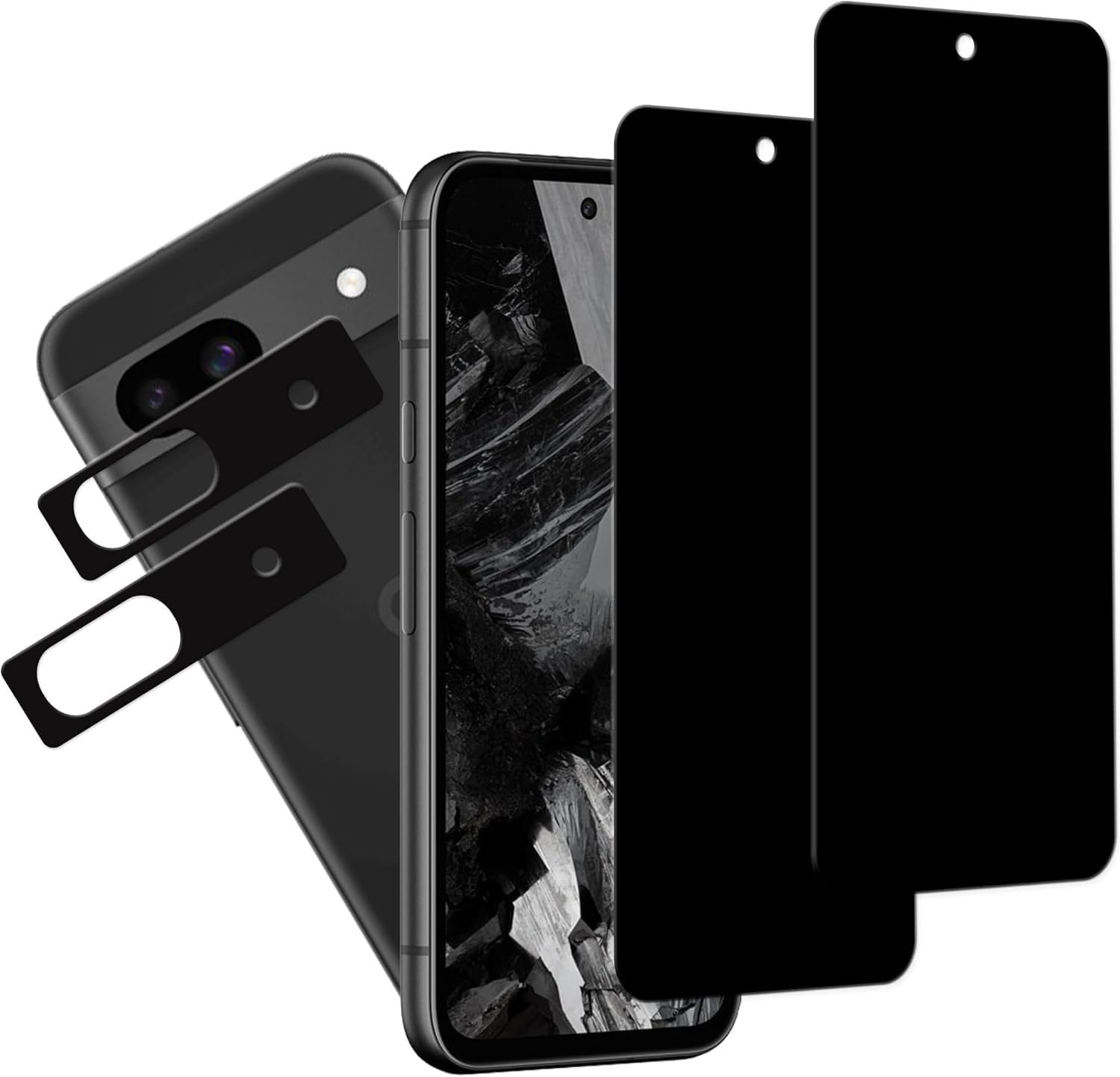 2枚+2枚セット】 KPNS 日本素材製 Google Pixel 8a 用の 覗き見防止