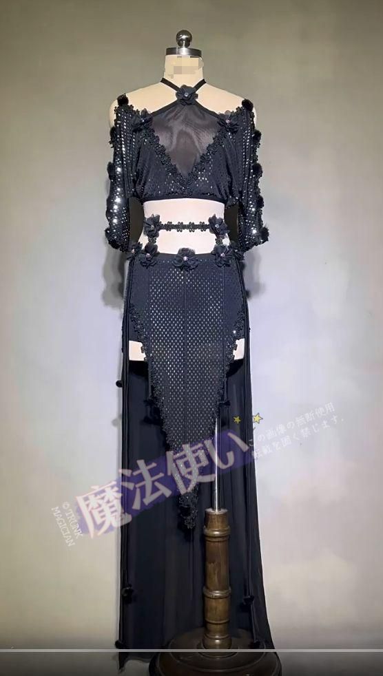 ベリーダンス衣装 オリエンタル衣装 ブラスカートブラック オーダーメイド CWF629P023 15,742円