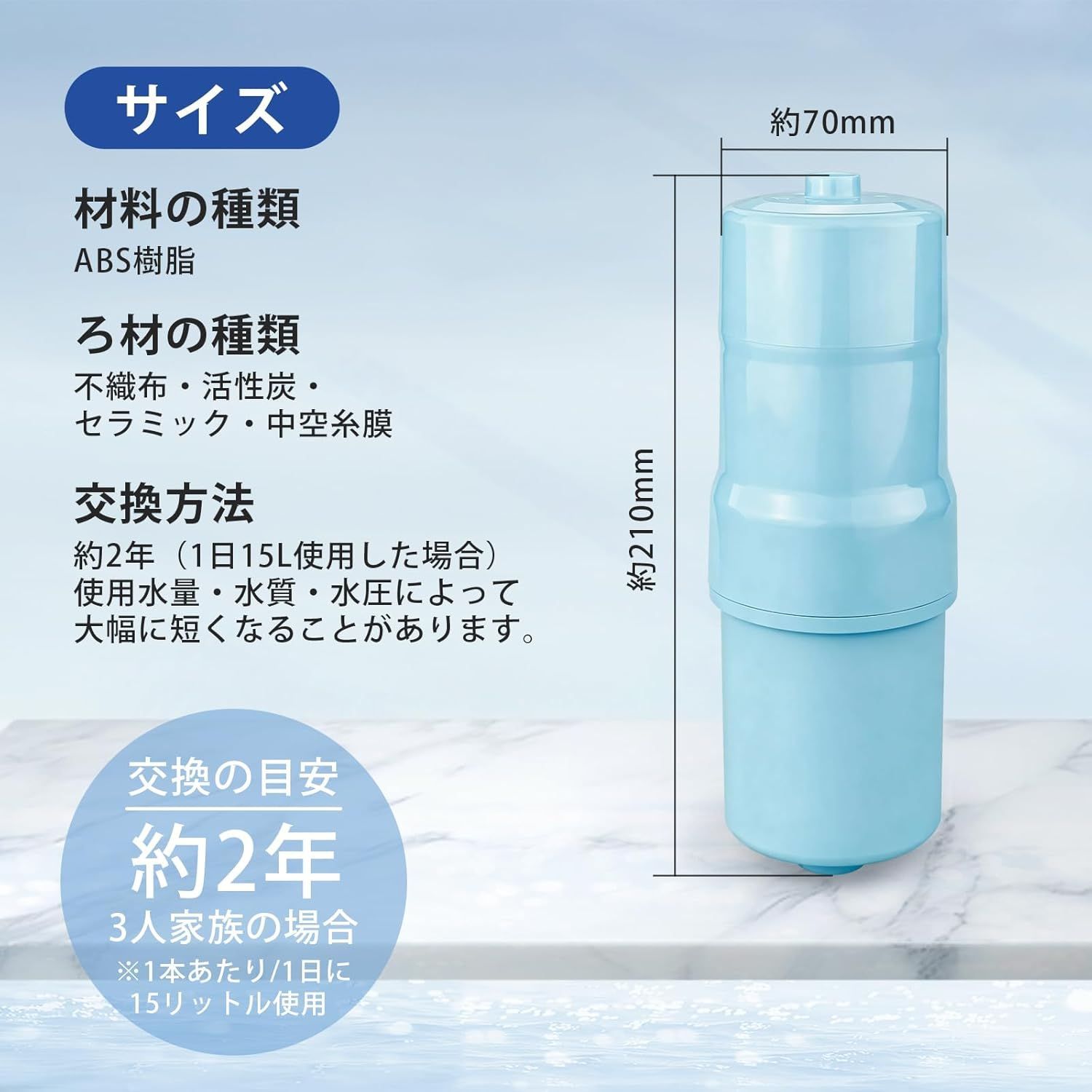 TK-HS92C1 交換用浄水カートリッジ Panasonic浄水器 カートリッジ