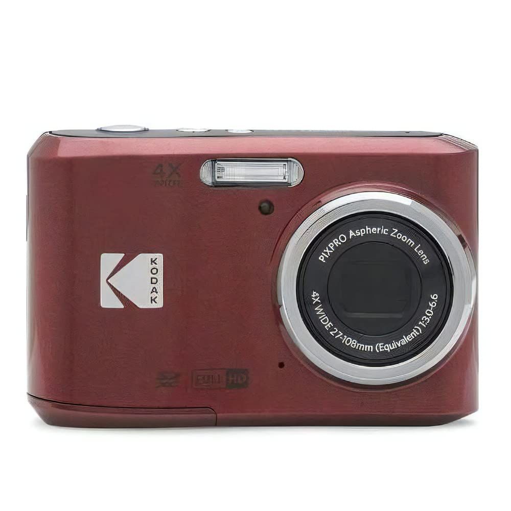 Kodak コダック デジタルカメラ FZ45 単三電池式 (レッド)t e87849cc